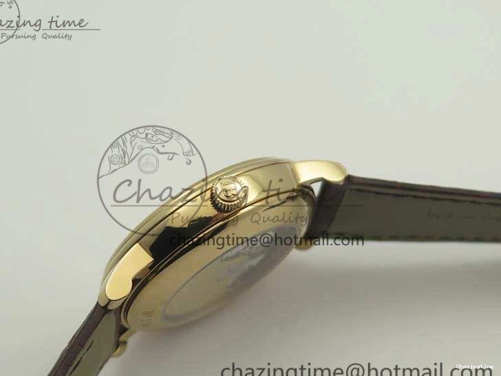 0519 Villeret 6669 RG HG 1:1 Best Edition White Dial On Leather Strap V UrbanStyle 8096